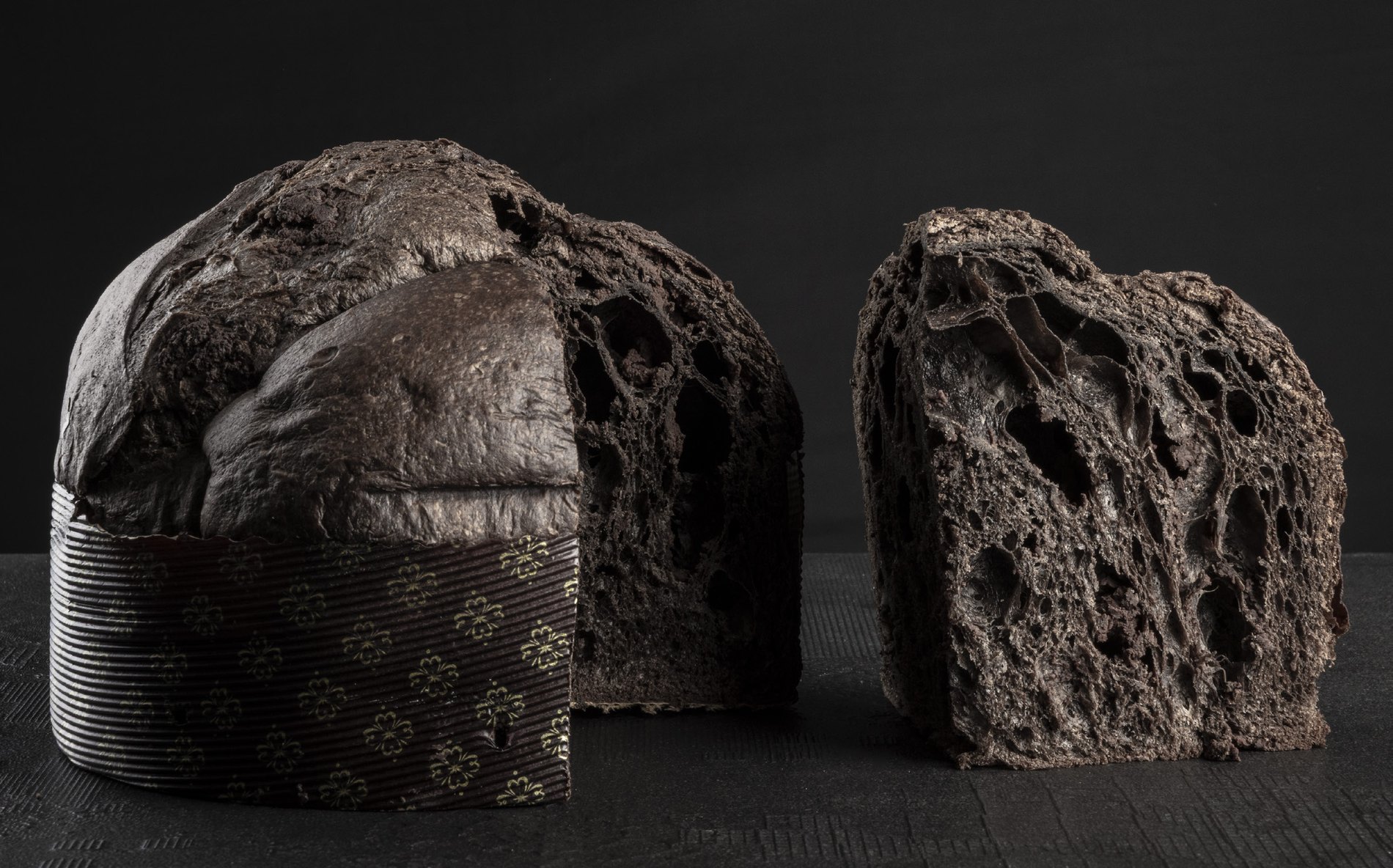 Fekete Blackery panettone