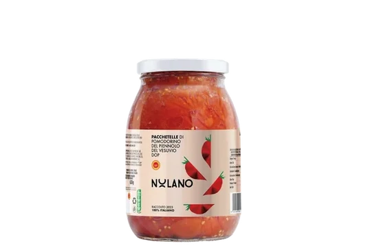 Nolano felezett Piennolo del Vesuvio DOP paradicsom (Pacchetelle)